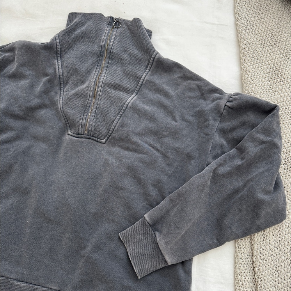 Oversized Quarter Zip